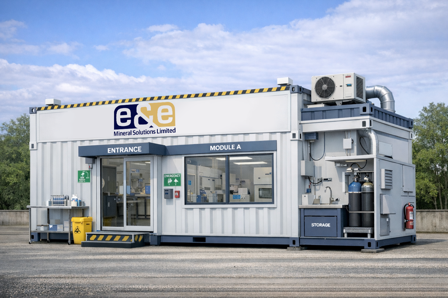 Containerised laboratory facility