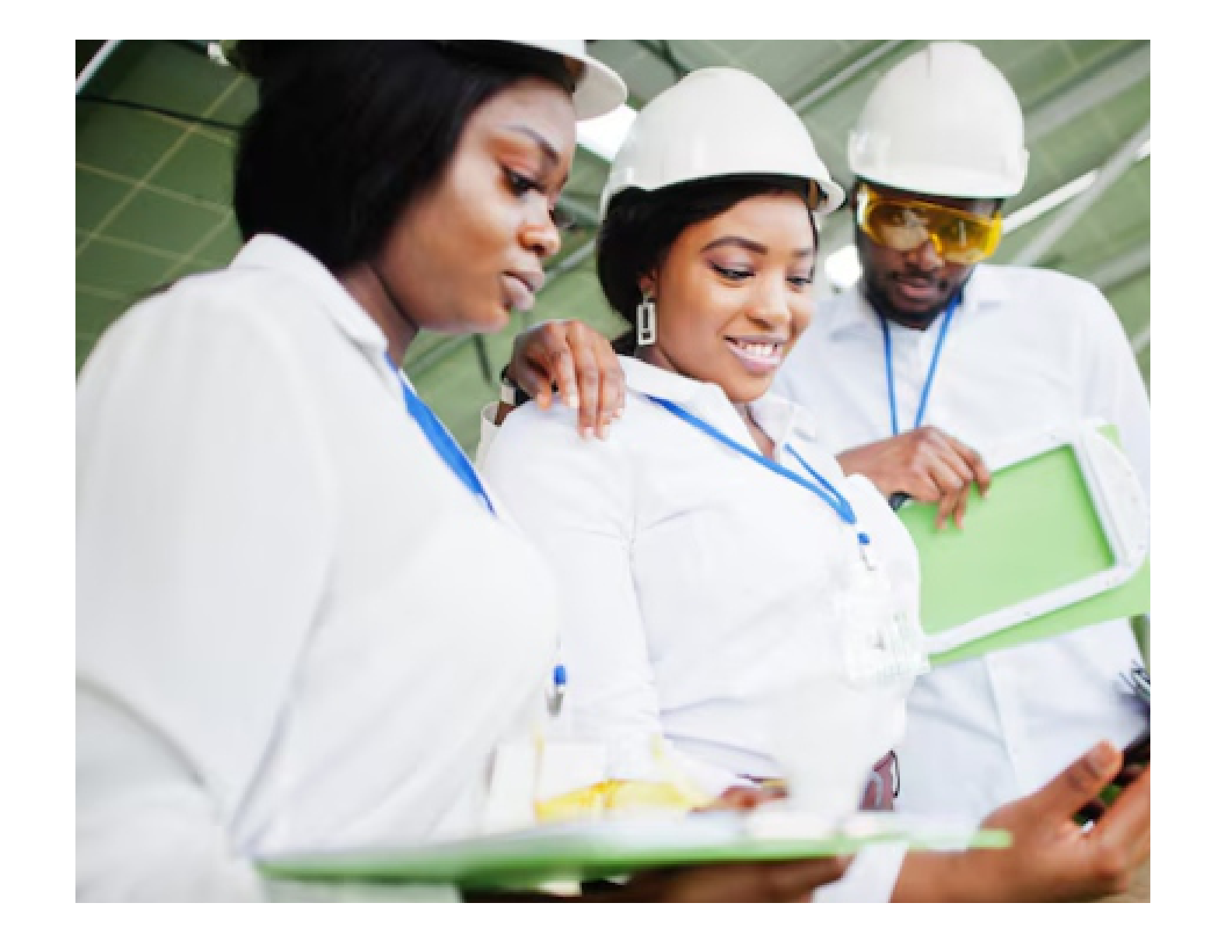 Professional laboratory team